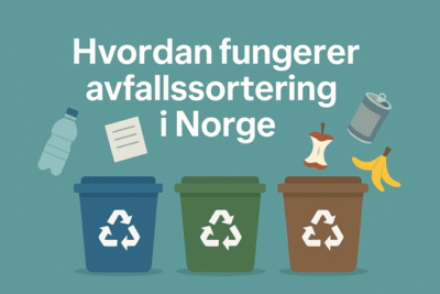 Hvordan fungerer avfallssortering i Norge