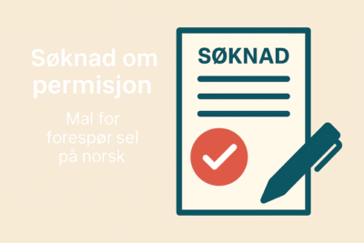 Søknad om permisjon Mal for forespørsel på norsk